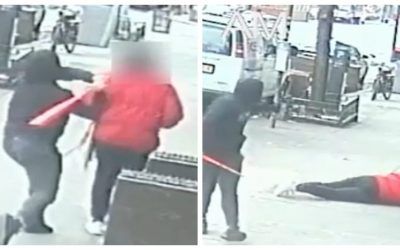 Unsuspecting NYC man hit in the back of his head with a baseball bat – attack caught on video