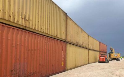 Federal border wall replacing Arizona container wall goes up next week