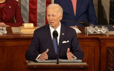 Biden scolds SCOTUS for overturning Roe — right in front of them