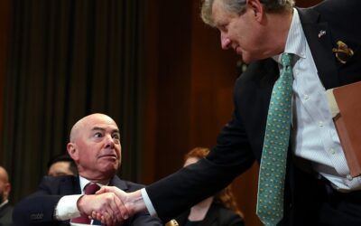 Sen. Kennedy visibly shocks Mayorkas with hearty ‘Louisiana’ move after tough exchange