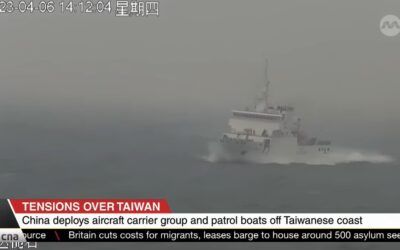 China declares patrol around Taiwan after speaker visit