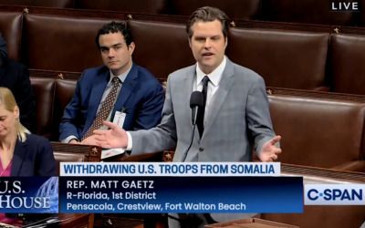 House rejects Matt Gaetz’s resolution to remove troops from Somalia