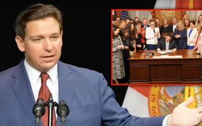 DeSantis delivers pro-life victory, signs 6-week abortion ban into law after libs storm state capitol