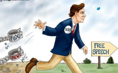 BS daily political cartoons: Run, Tucker, Run!