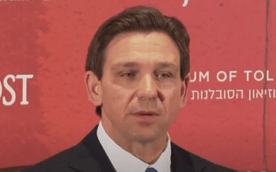 DeSantis signs bill combating antisemitism during Israel trip