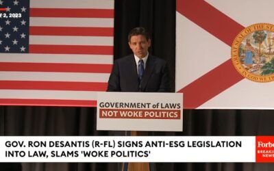 DeSantis signs legislation cracking down on ‘woke ideology’ in the financial sector