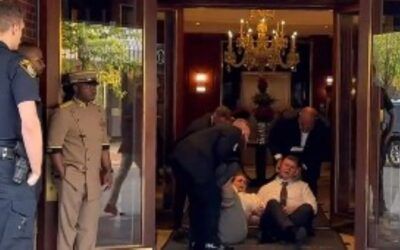 Climate activists chucked, dragged and carried out of hotel for protesting Biden Energy Secretary