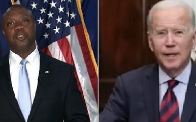 Americans ‘cannot afford Joe Biden with an unlimited credit card,’ Sen. Tim Scott says