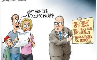 BS political cartoons of the week: ‘Free’ comes with a steep price