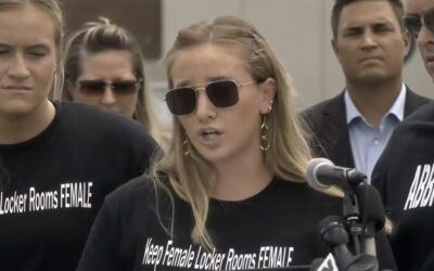 ‘I was laughed at’: Young girl who was forced to share locker room with biological male speaks out
