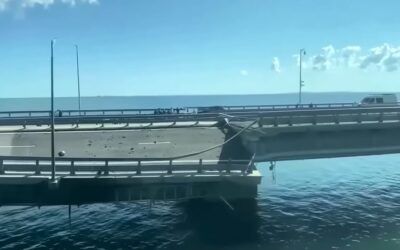 Ukraine attack paralyzes key bridge linking Russia and Crimea