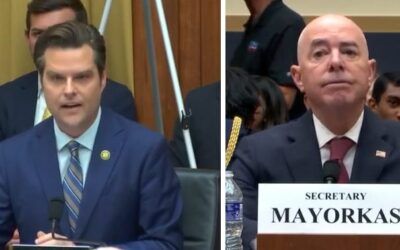 ‘Disney fast pass’: Matt Gaetz grills Mayorkas on key Biden program allowing migrants to cross border
