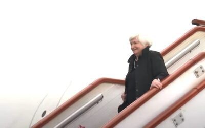 Janet Yellen lands in Beijing for economic talks amid simmering China tensions