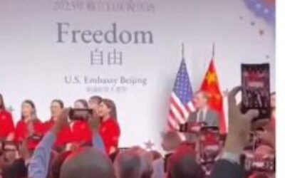 US Embassy choir sang ‘soulful’ rendition of Chinese national anthem at Fourth of July event in Beijing