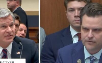 ‘Are you protecting the Bidens?’: Gaetz questions FBI director on Hunter Biden transcripts
