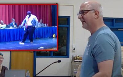 Dad chucks chicken feed at SC school board for failing to remove porn from libraries