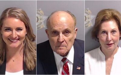 CNN gloats over Rudy arrest booking; Sidney Powell and Jenna Ellis put on best mugshot face