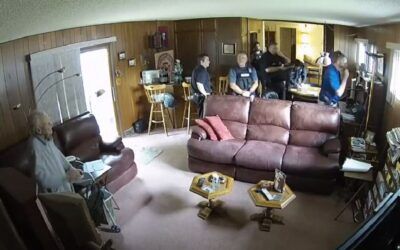 ‘Traumatized’ Kansas newspaper owner screams at police as they raid her home day before she dies, video shows