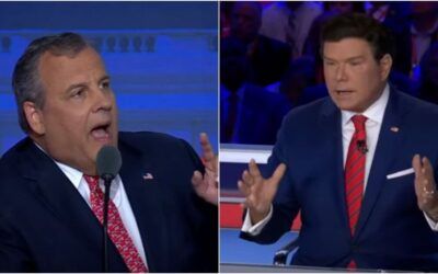 Bret Baier scolds debate audience when it won’t stop booing Chris Christie