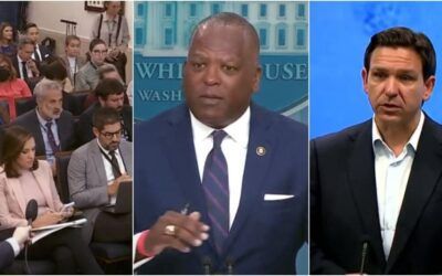 WATCH: White House gets ‘RACIAL’ – reporter asks if there’s a link!