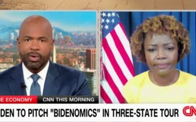 CNN host attempts to confront KJP on Americans’ distaste for ‘Bidenomics’