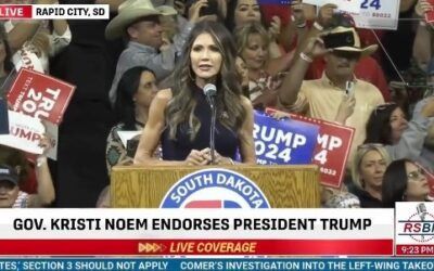 South Dakota Gov. Kristi Noem endorses Trump for president in 2024