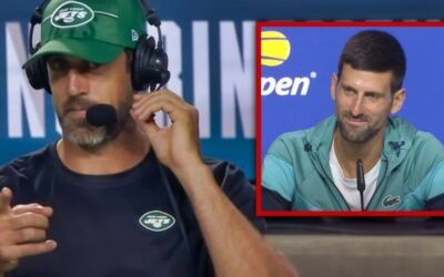 Aaron Rodgers sends clear anti-vaxx message with praise of Novak Djokovic at US Open