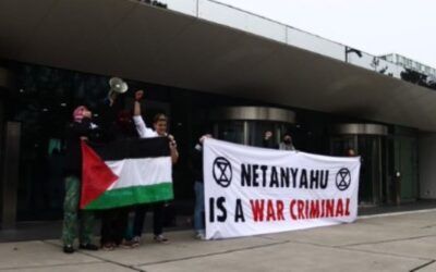 Radical eco-activist group backed by oil heiress, wealthy American liberals protests against Israel at the Hague