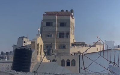 Explosion damages historic church in Gaza