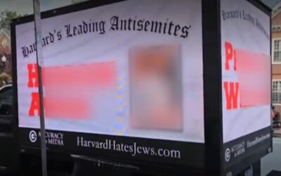 Truck circles Harvard campus revealing names of students who signed pro-Palestine letter