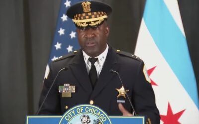 Sheltering migrants in police stations a ‘burden’ on Chicago officers, chief says