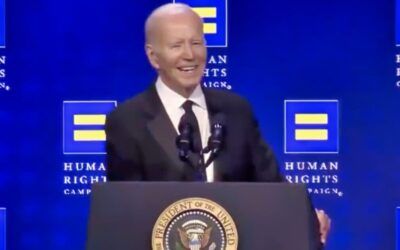 Biden makes mess of LGBT speech being interrupted by pro-Palestinian activist – night was young