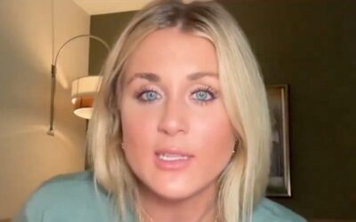 Riley Gaines mocks trans protesters: ‘Men in dresses, I’m sorry, your punches just don’t hurt’