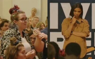 ‘Life’s tough. Get a helmet, man’: Pregnant Candace Owens NAILS answer to ‘actively victimizing’ trans students