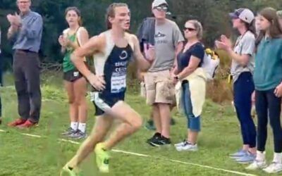 ‘Way to cheat, bro!’ Cross-country runner catapults to top of female division after transitioning