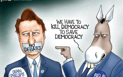 BS political cartoons of the week: ‘We have to kill democracy to save democracy’