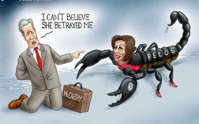 BS daily political cartoons: Pelosi’s sting