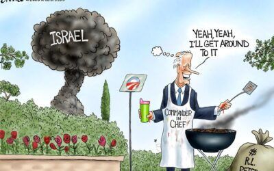 BS daily political cartoons: Uncle Sam taken hostage
