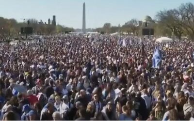 Hundreds of thousands flood DC to march for Israel