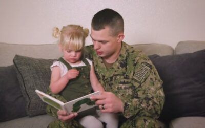 Reading program connects military service members with schools around country