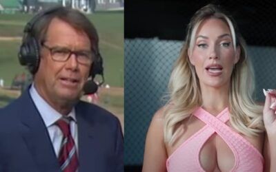 Sexy golf influencer Paige Spiranac tees up her shot to replace top analyst at NBC Sports