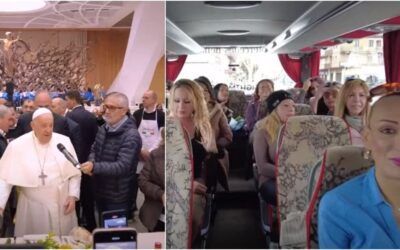 Pope Francis bonds with transgender women invited to Vatican luncheon: ‘I send the pope a big kiss!’