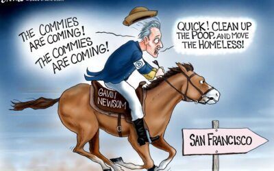 BS daily political cartoons: Quick! Clean up the poop!