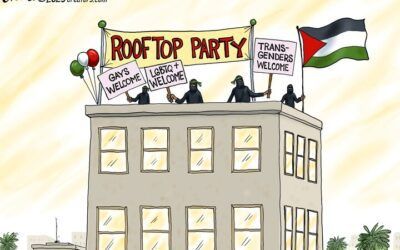 BS daily political cartoons: Hamas hosts rooftop party