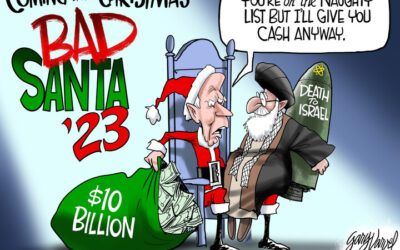 BS daily political cartoons: Bad Biden’s on Santa’s naughty list