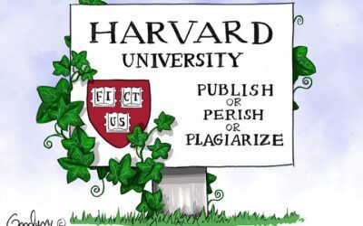 BS daily political cartoons: Publish or perish or plagiarize
