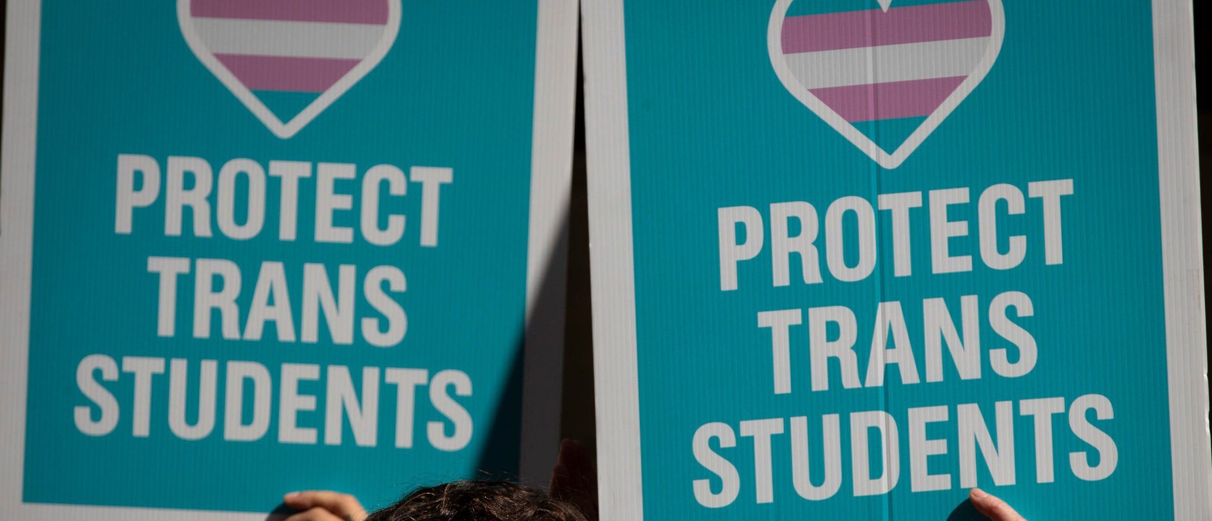 NEW YORK, NY - OCTOBER 24: L.G.B.T. activists and their supporters rally in support of transgender people on the steps of New York City Hall, October 24, 2018 in New York City. The group gathered to speak out against the Trump administration's stance toward transgender people. Last week, The New York Times reported on an unreleased administration memo that proposes a strict biological definition of gender based on a person's genitalia at birth.
