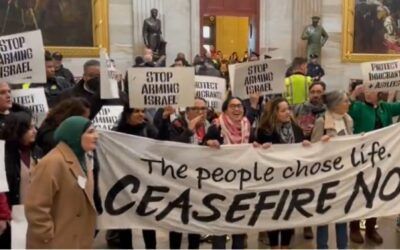 Nearly 60 people arrested for pro-Gaza protest in U.S. Capitol rotunda