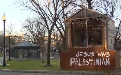 Pro-Palestinian vandals desecrate cherished nativity scene in Boston