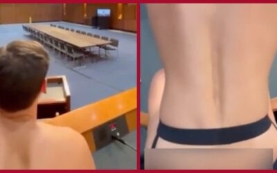 ‘Only in Biden’s America’: Gay sex video filmed in Senate hearing room lights up social media